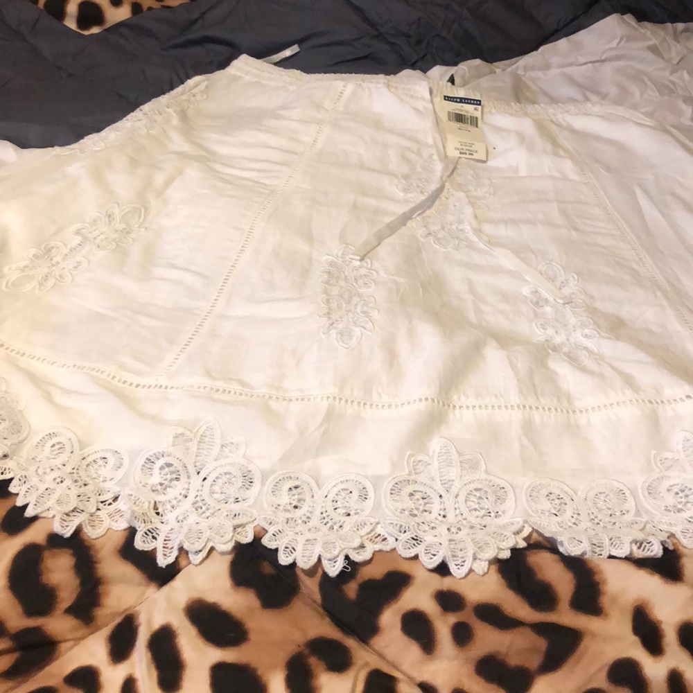 Lauren white skirt